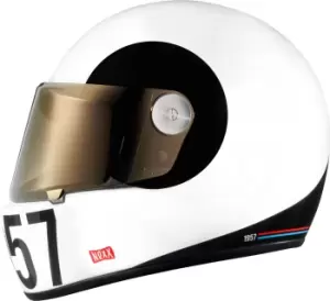 Image of Nexx X.G100R Sputnik Helmet, black-white Size M black-white, Size M