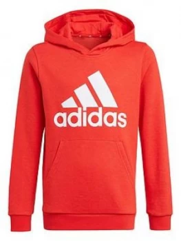 Image of Adidas Boys Junior B Bl Hoodie - Red