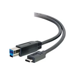 Image of C2G 2m USB 3.1 Gen 1 USB C to USB B Cable M/M Black