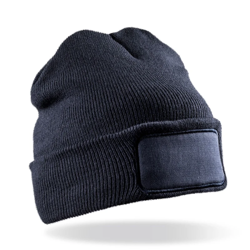 Image of Result Result Men Thinsulate Printer Beanie in Navy Navy One Size Male 5059699807310