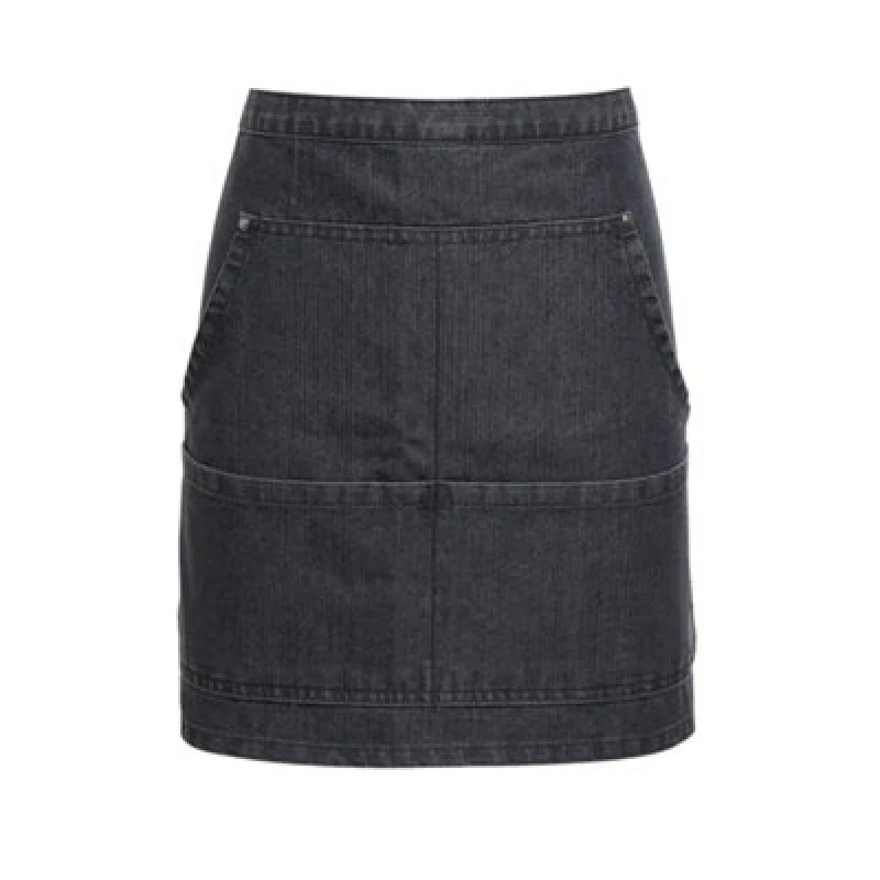 Image of Premier Premier Jeans Stitch Denim Waist Apron in True Black True Black One Size Unisex 5057520102207