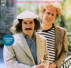 Image of Simon & Garfunkel Simon And Garfunkel's Greatest Hits - Turquoise Vinyl - Sealed 2022 UK vinyl LP 19658714611