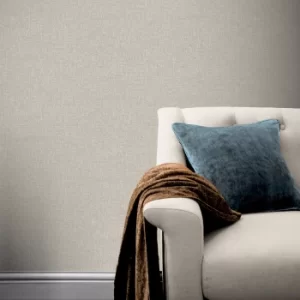 Image of Country Plain Taupe Wallpaper Taupe