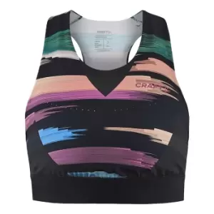 Image of Craft Womens/Ladies CTM Distance Sports Crop Top (XS) (Multicoloured/Roxo)