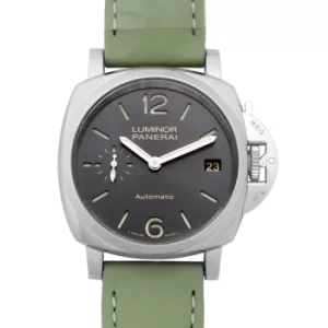 Image of Luminor Due Automatic Grey Dial 38mm Mens Watch