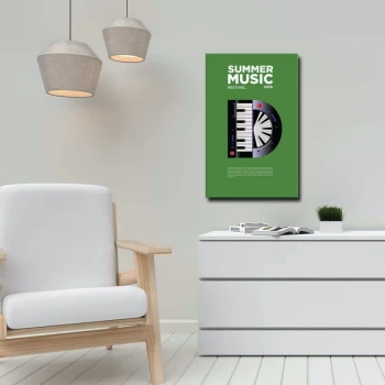 Image of 45702019C - 055 Multicolor Decorative Canvas Painting