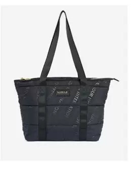 Image of Barbour International Monaco Quilt Tote Bag - Black, Women