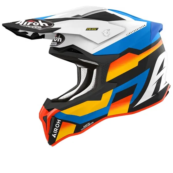Image of Airoh Strycker Glam Blue Matt Offroad Helmet S