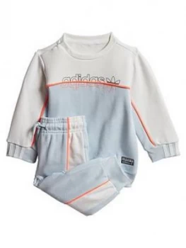 Image of Adidas Originals Infant Crew Set - Light Blue