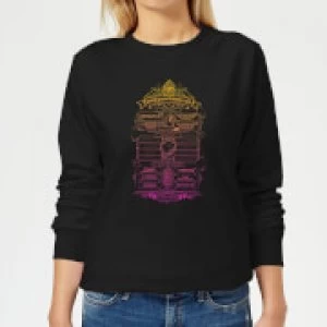 Image of Harry Potter School List Womens Sweatshirt - Black - M