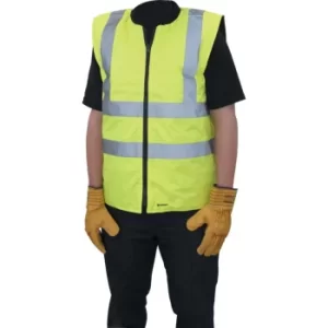 Image of 2XL Hi-Vis Orange Reversible Body Warmer EN20471