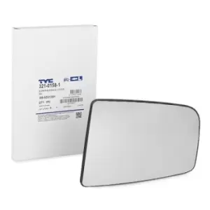 Image of TYC Wing Mirror Glass 321-0158-1 Side Mirror Glass,Mirror Glass VW,MERCEDES-BENZ,CRAFTER 30-50 Kasten (2E_),CRAFTER 30-35 Bus (2E_)