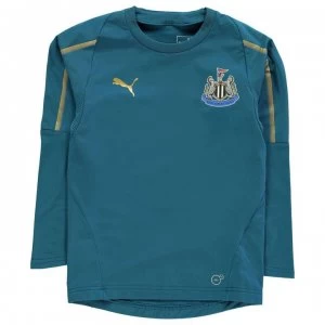 Image of Puma Newcastle United Training Sweatshirt 2018 2019 - Teal