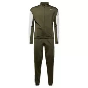 Image of Reebok Workout Ready Tricot Tracksuit Mens - Green