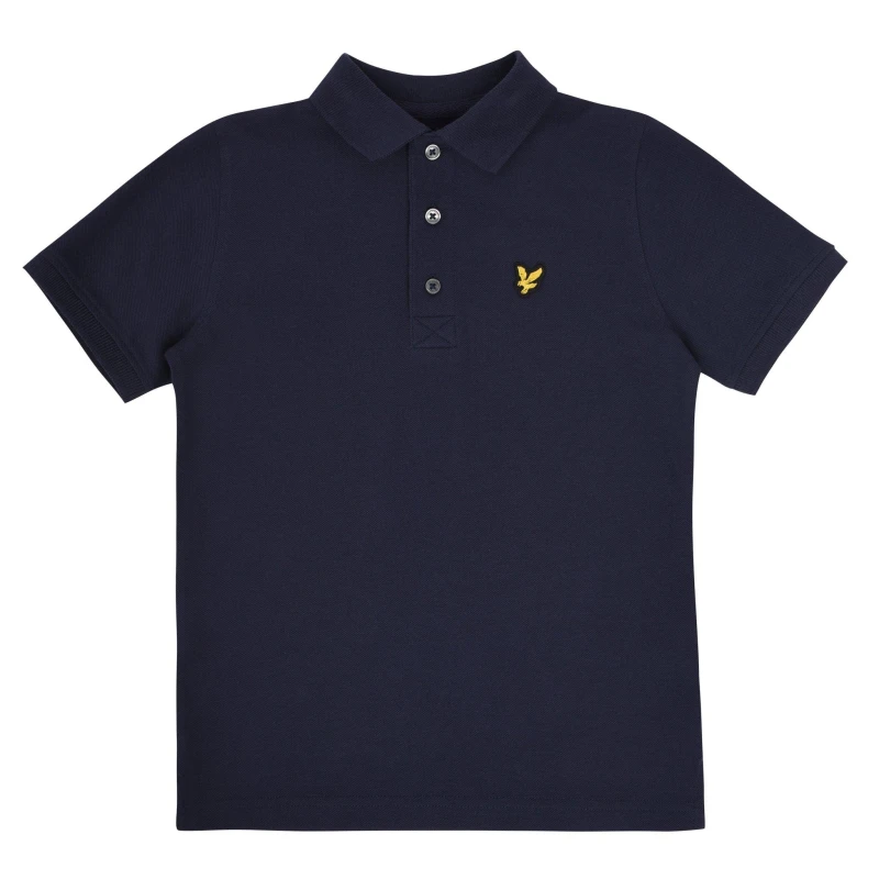 Image of Lyle and Scott and Scott Classic Polo Shirt Boys - Blue Blue 8 - 9 Years