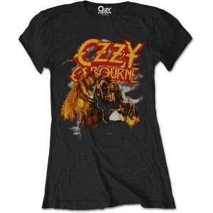 Image of Ozzy Osbourne - Vintage Werewolf Womens Medium T-Shirt - Black