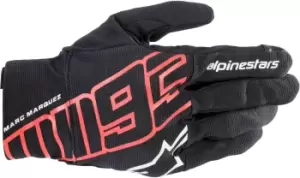 Image of Alpinestars Aragon Motorcycle Gloves, black-red, Size 2XL, black-red, Size 2XL