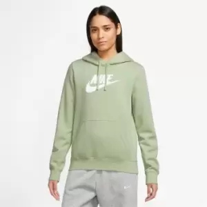 Image of Nike Sportswear Essential Fleece Pullover Hoodie Womens - Green