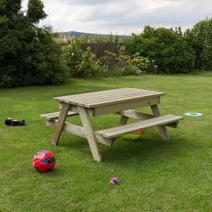 Image of Zest4Leisure Wooden Alice Picnic and Playtable
