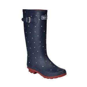 Image of Regatta Blue 'Fairweather II' Printed Waterproof Wellingtons - 3