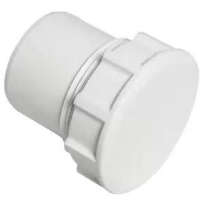 Image of Floplast White Solvent Weld Waste Pipe Access Plug, (Dia)32mm