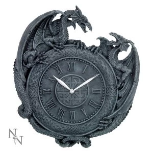 Image of Dragon Duel Wall Clock