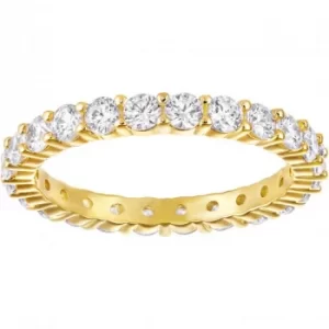 Image of Ladies Swarovski Gold Plated Size N Vittore Ring