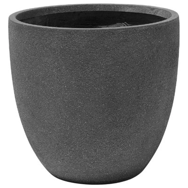 Image of Beliani Plant Pot Kannia 55cm Graphite Grey
