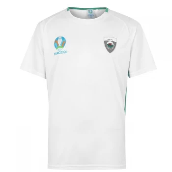 Image of UEFA Euro 2020 Wales T Shirt - White
