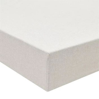 Image of Bedeck of Belfast Faiza 200TC Cotton Sateen Fitted Sheet - Charcoal