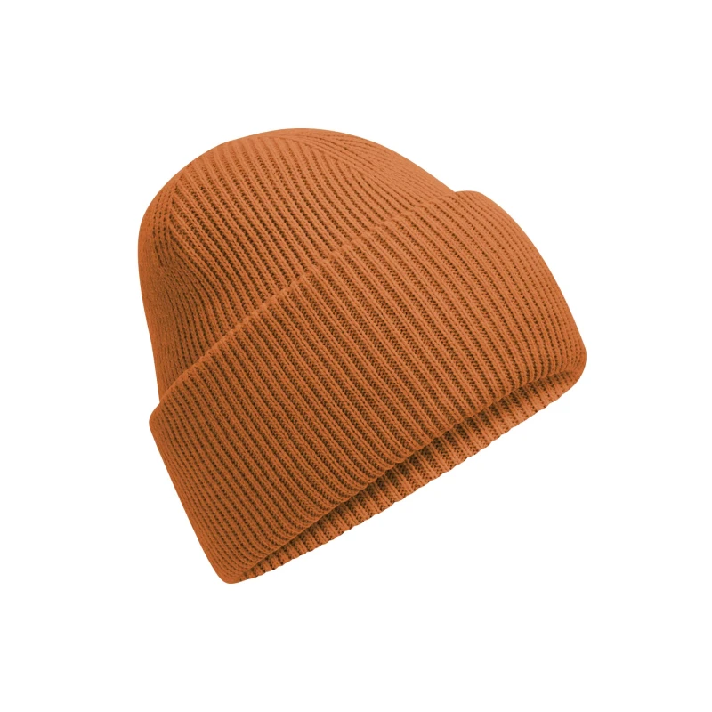 Image of Beechfield Beechfield Men Classic Deep Cuffed Beanie in Orange Orange One Size Male 5063425890613