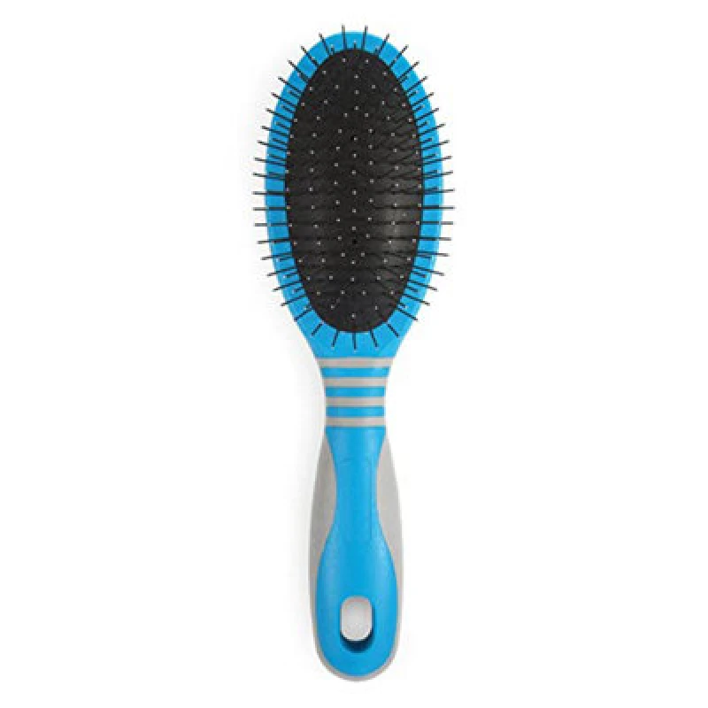 Image of Ancol Ergo Dog Pin Brush Blue