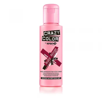 Image of Crazy Color Semi Permanent Hair Color Cream Ruby Rouge 66