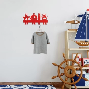 Image of Cute Things 1 - Red Red Metal Wall Hook