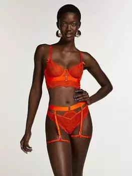 Image of Hunkemoller Maisie Brazilian Brief - Orange Size M Women