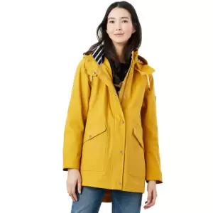 Image of Joules Womens Coast Hooded Cotton Waterproof Coat Jacket UK 12- Chest 37', (94cm)
