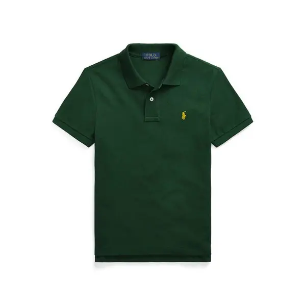 Image of Polo Ralph Lauren Short Sleeved Logo Polo Shirt Junior - Green 11 - 12 Years
