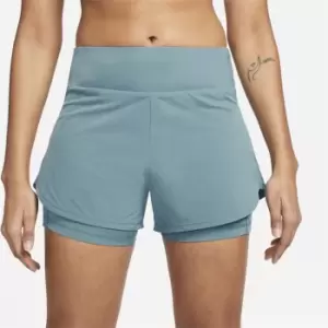 Image of Nike Dri-FIT Bliss 2N1 Short - Blue