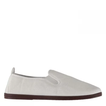 Image of Slazenger Kung Fu Mens Canvas Shoes - White