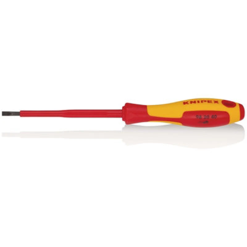 Image of Knipex 98 20 40 Vde Insulated Slotted Screwdriver, 4.0 X 100mm 18791