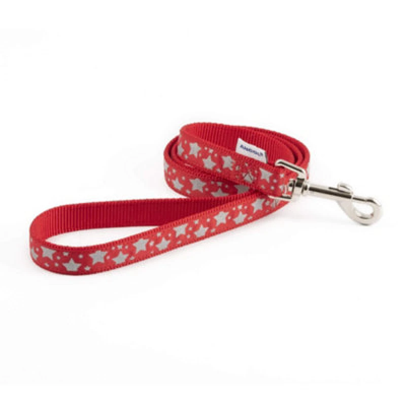 Image of Ancol Weather Proof Comfy Reflective Dog Lead Red