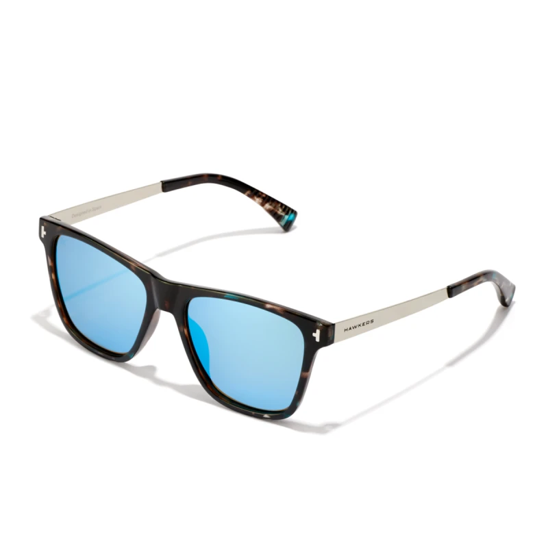 Image of Sunglasses Hawkers One Ls Metal - Polarized Carey Blue