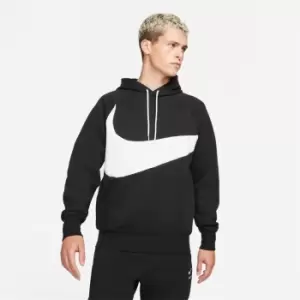Image of Nike Swoosh Hoodie Mens - Black