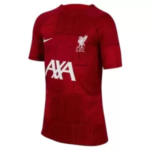 Image of Nike Liverpool Home Pre-Match Jersey 2023 2024 Juniors - Red