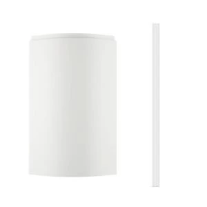 Image of Cooke Lewis Appleby High Gloss White Curved wall base door filler post Set of 2
