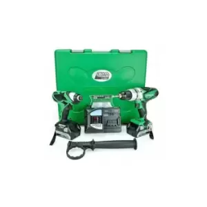 Image of Hikoki - KC18DKL/JB 18V Cordless Twin Pack with 2 x 5.0Ah Batteries & Charger