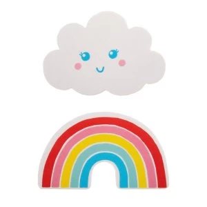 Image of Sass & Belle Rainbow & Cloud Nail File Assorted