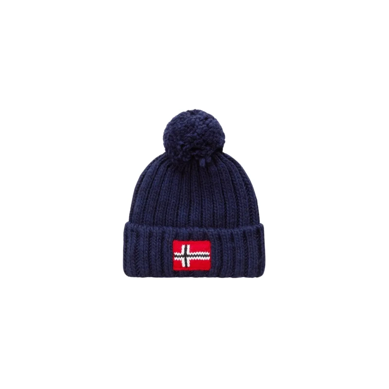 Image of Napapijri Semiury Beanie Hat Juniors Blu Marine 176 male Infants