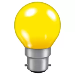 Image of Kosnic 1W LED BC/B22 Golf Ball Yellow - KLED01GLF/B22-YL