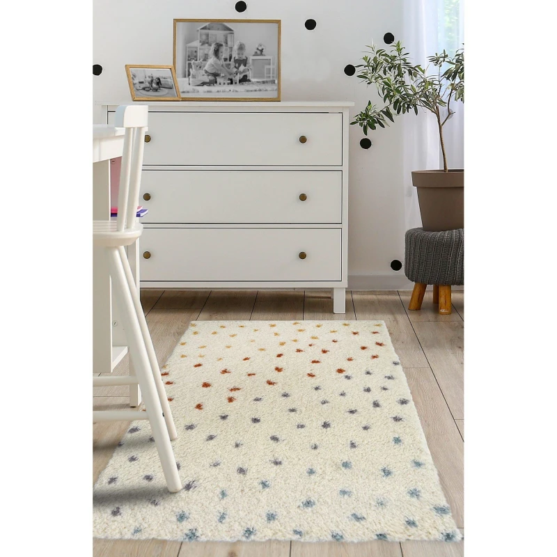 Image of Snug Gradual Spot Rectangle Rug - 80x120cm Multicoloured